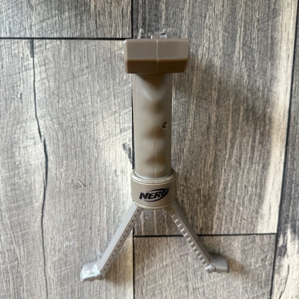 Nerf N-Strike Tactical Bipod Foregrip Tan Hasbro 2009 Blaster Rail Accessory Toy